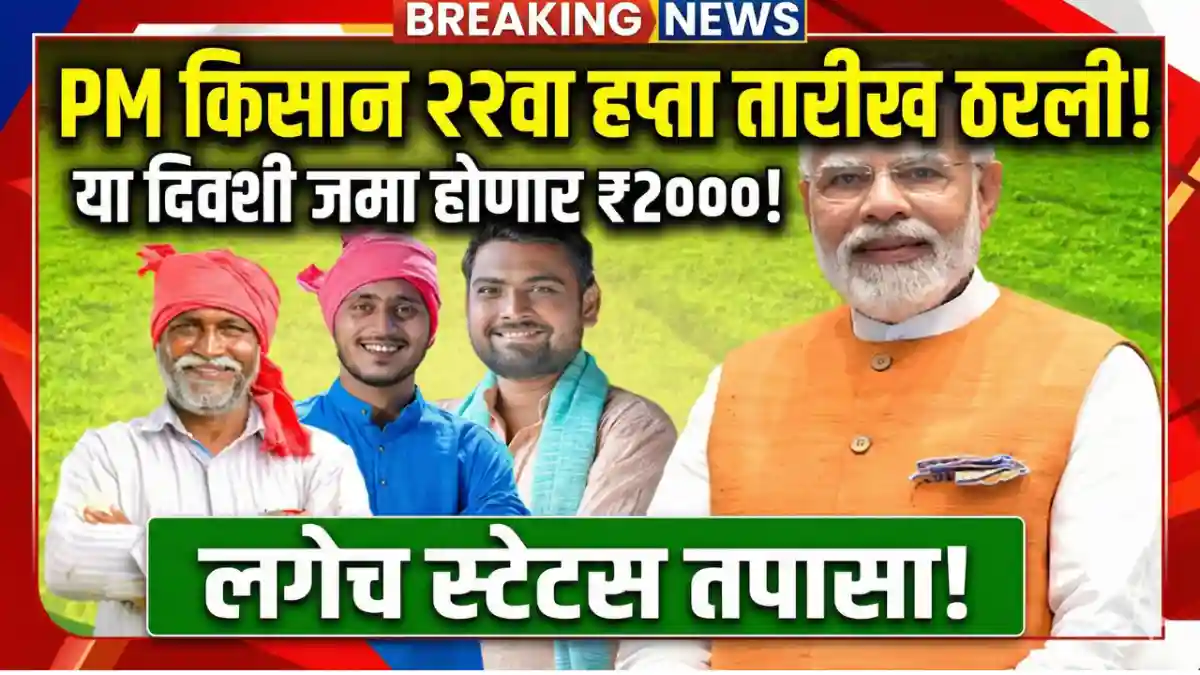 PM Kisan 22nd Installment