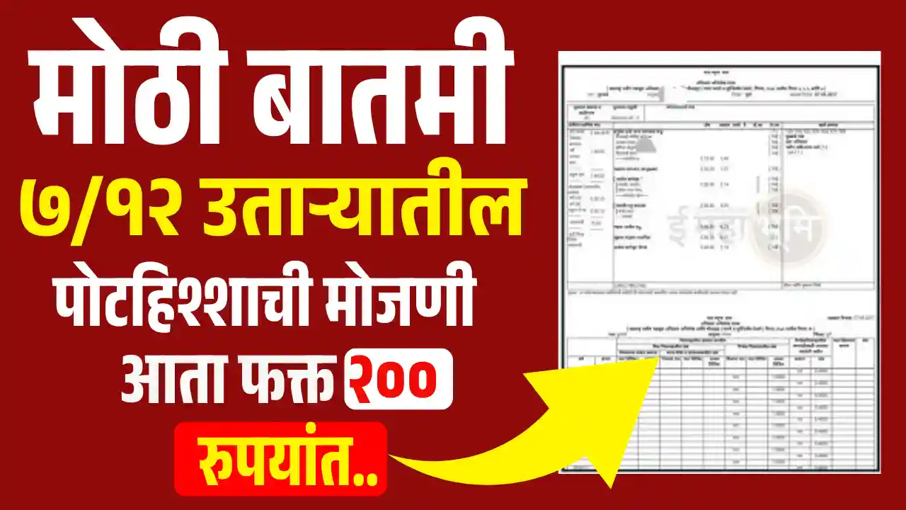 7/12 Extract Land Measurement